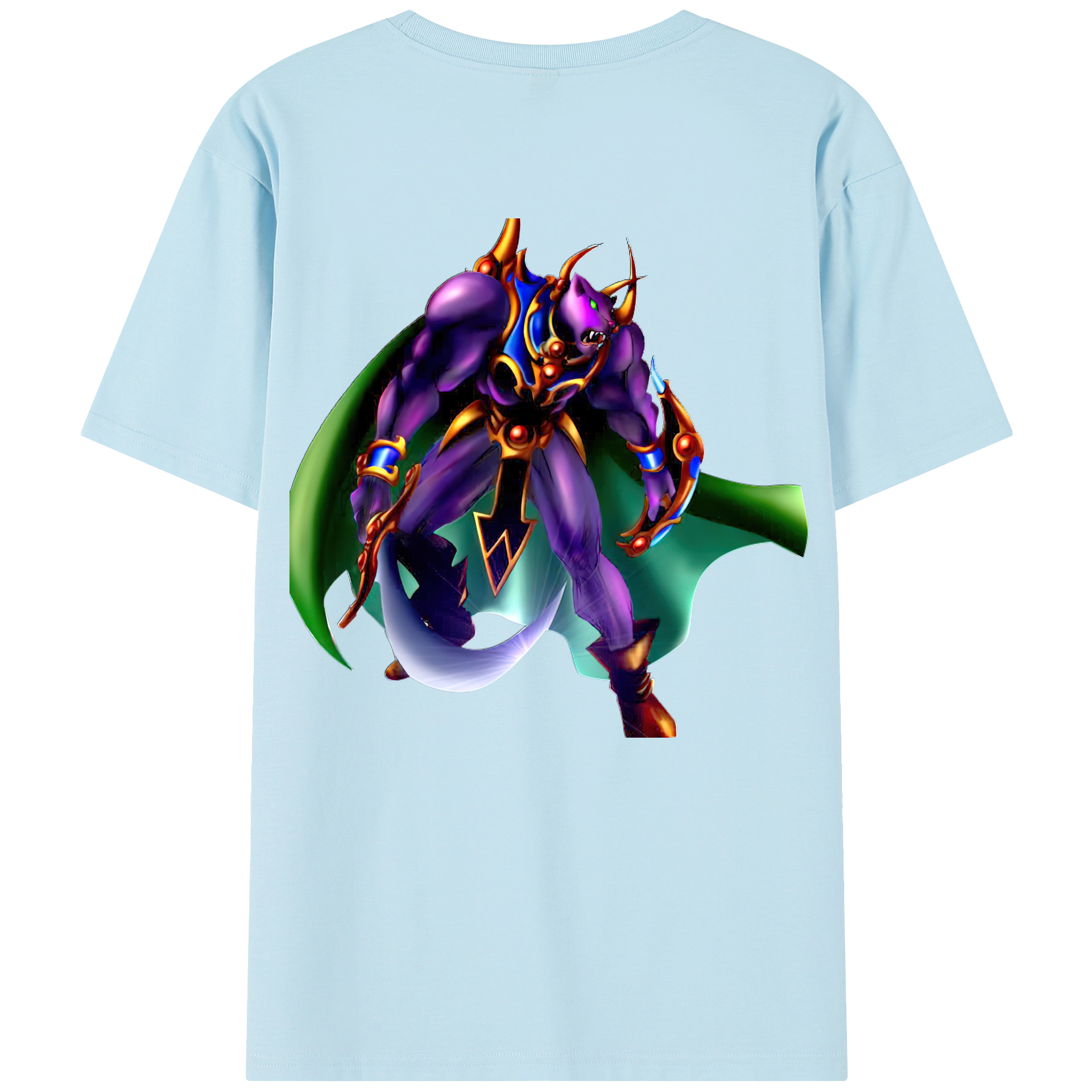 （画像用） 遊☆戯☆王 Yu-Gi-Oh! 綿100％半袖Tシャツ（背面プリント）